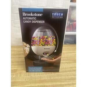 Brookstone Automatic Candy Dispenser Touch Activated Hands Free NIB